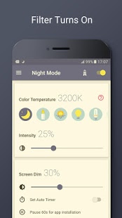 Blue Light Filter - Night Mode