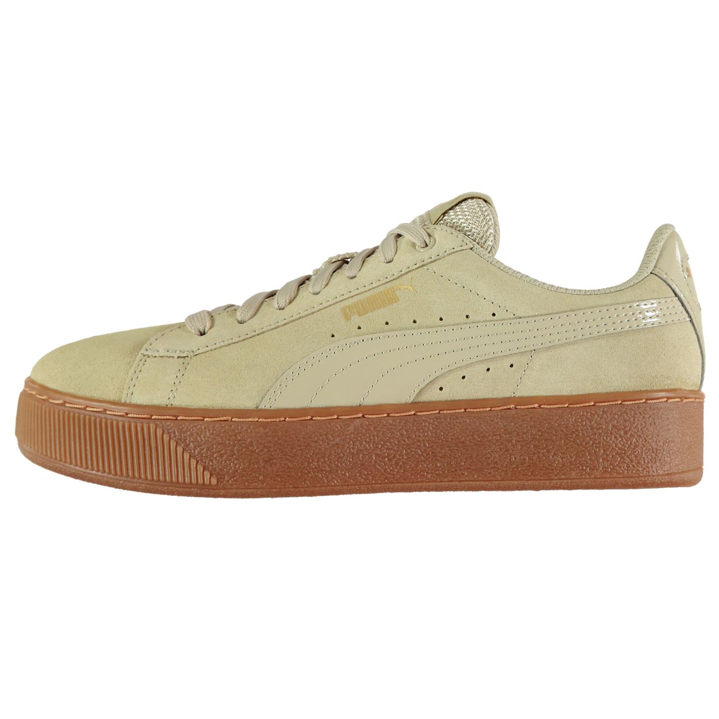 Puma vikky suede platform ladies trainers sales