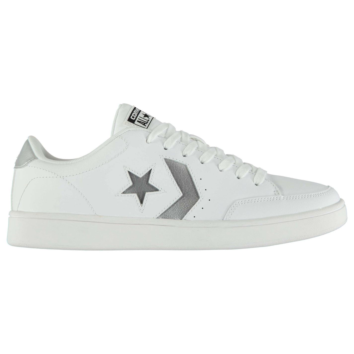 Converse Star Court Trainers White Silver Sravni.bg