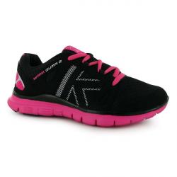Karrimor Duma 2 Girls Running Shoes Black/Pink/Silv