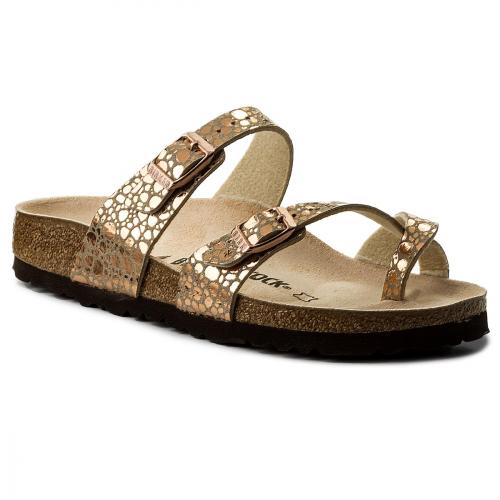 birkenstock mayari metallic stones copper