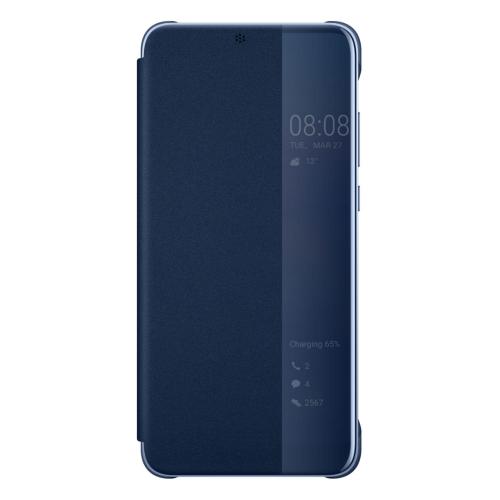 Huawei Smart View Cover - оригинален кожен калъф за Huawei P20 Pro (син ...