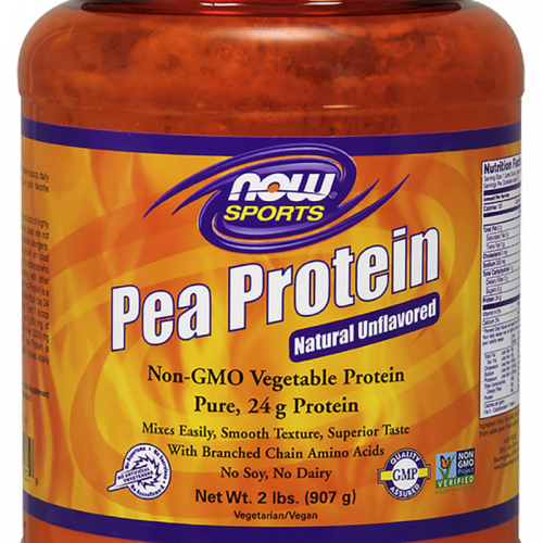 НАУ ФУДС НЕОВКУСЕН ГРАХОВ ПРОТЕИН 2 LBS (907 ГР)/NOW SPORTS PEA PROTEIN ...