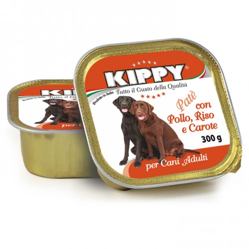 Пастет за куче KIPPY пиле, ориз и моркови 150 гр с цена от лв - Sravni.bg