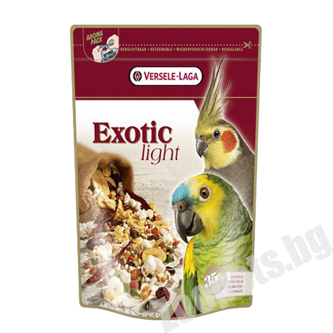 Versele-Laga Exotic Light - Пълноценна храна за големи папагали с ...